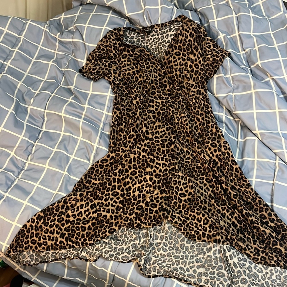 Torrid cheetah print dress